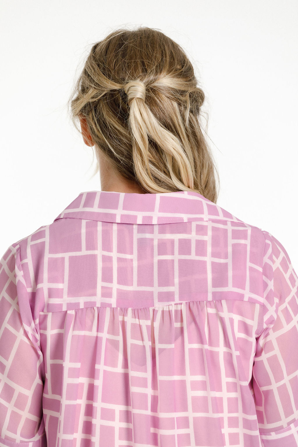 Maddison Shift Dress - Pink Bloom Print