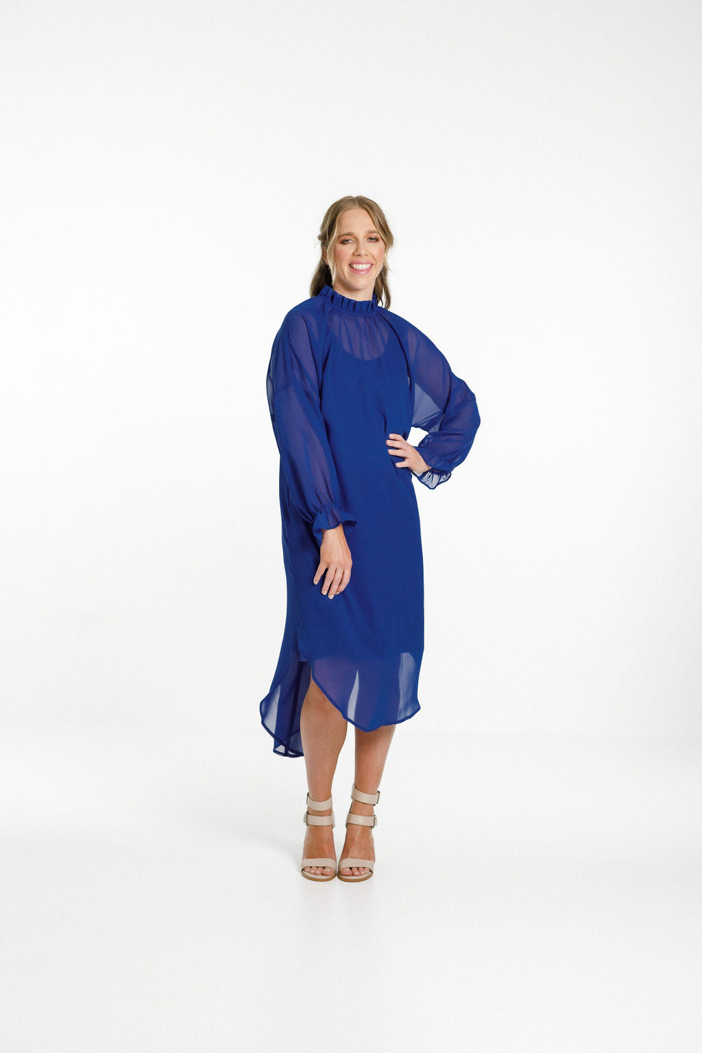 Flynn Dress - Cobalt