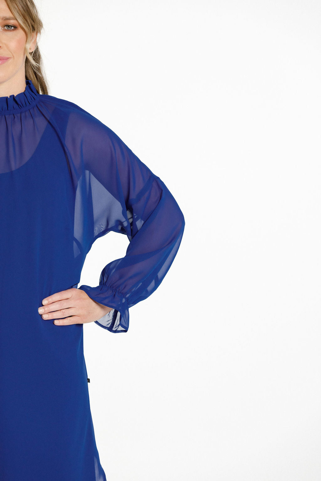 Flynn Dress - Cobalt
