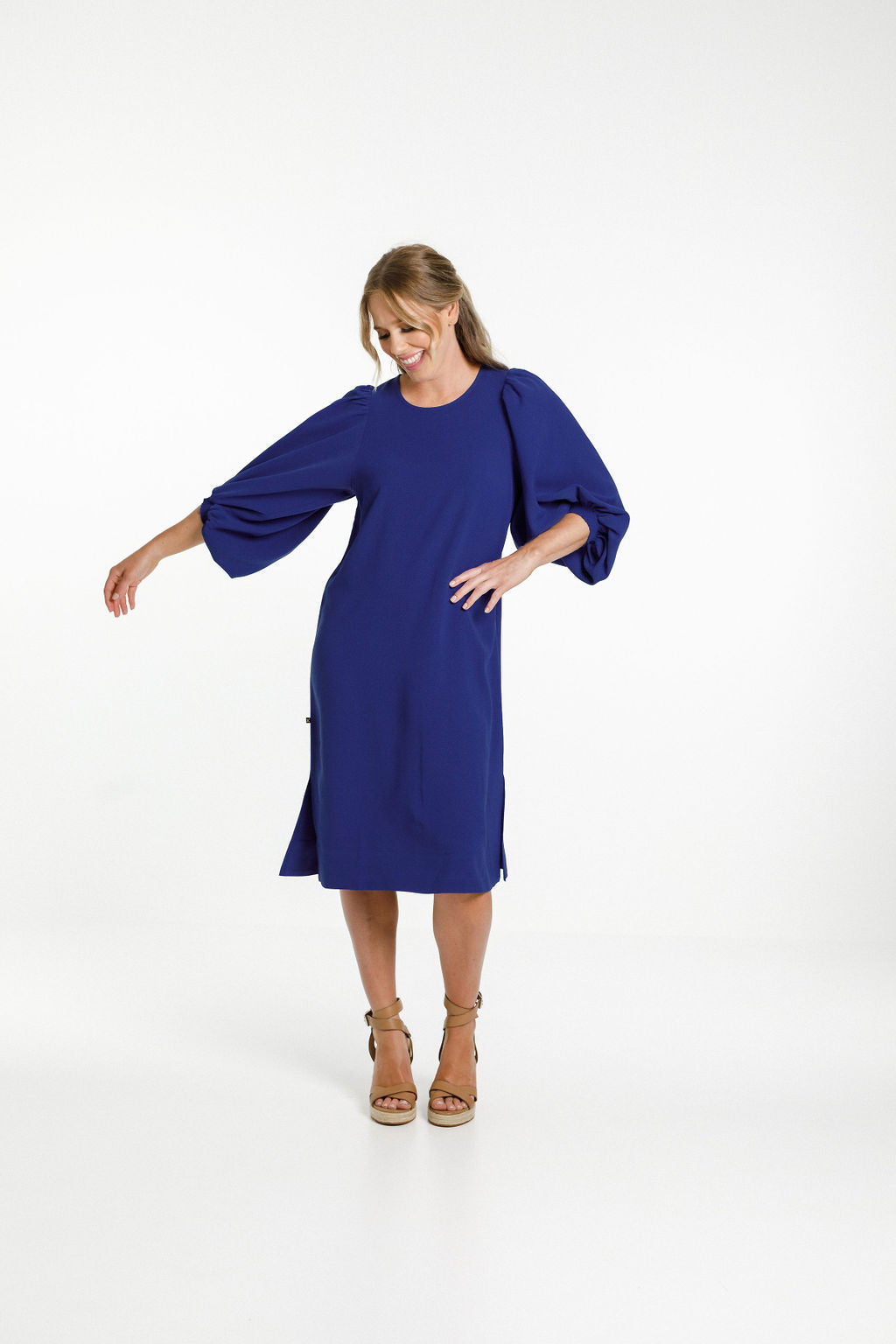 Kennedy Dress - Cobalt