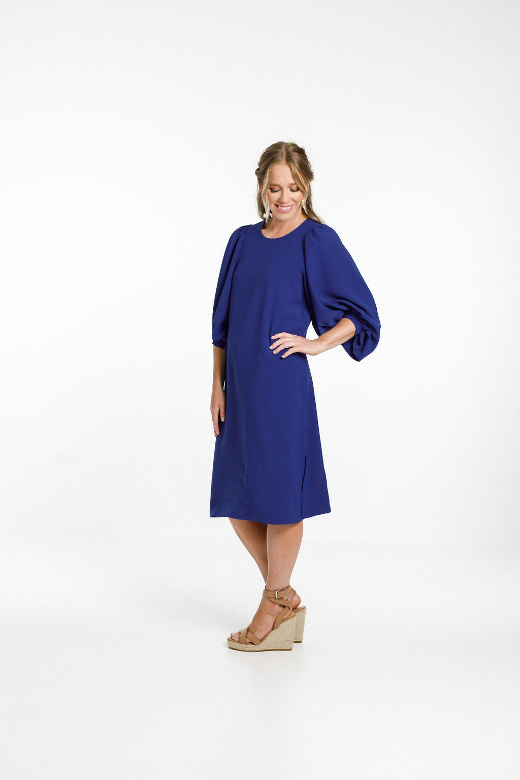 Kennedy Dress - Cobalt