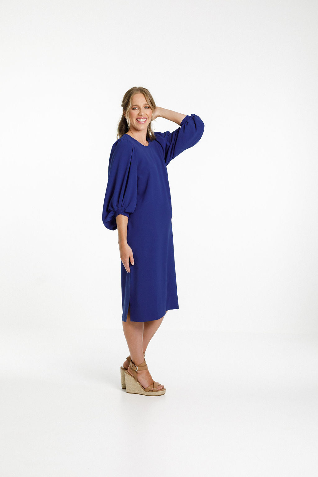 Kennedy Dress - Cobalt