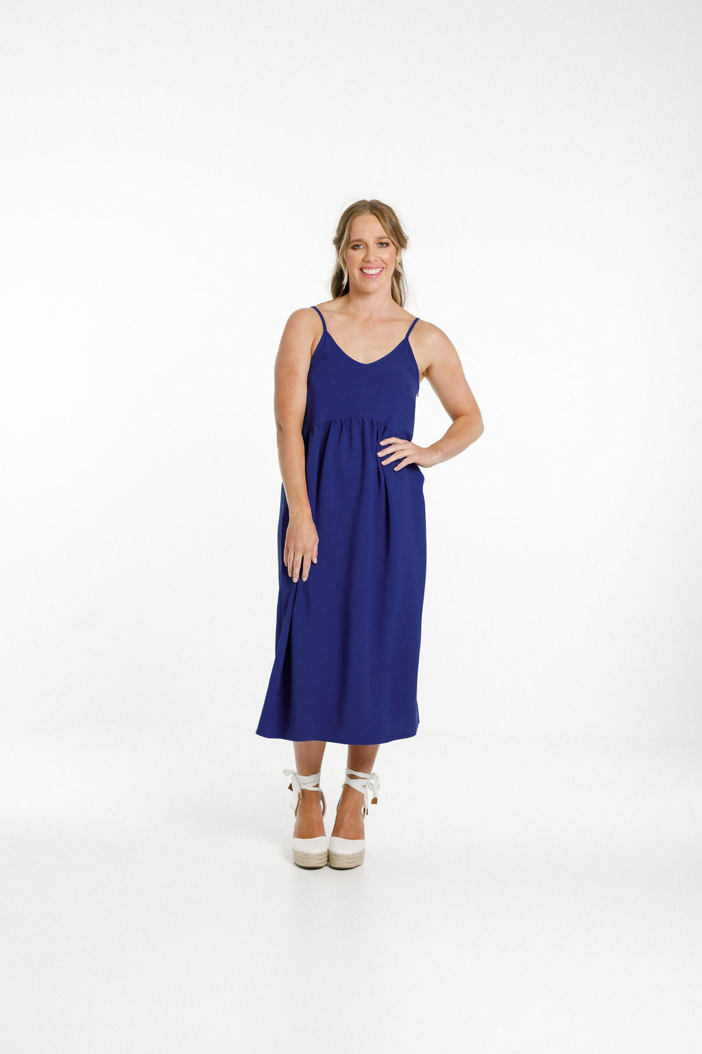 Adaline Dress - Colbalt