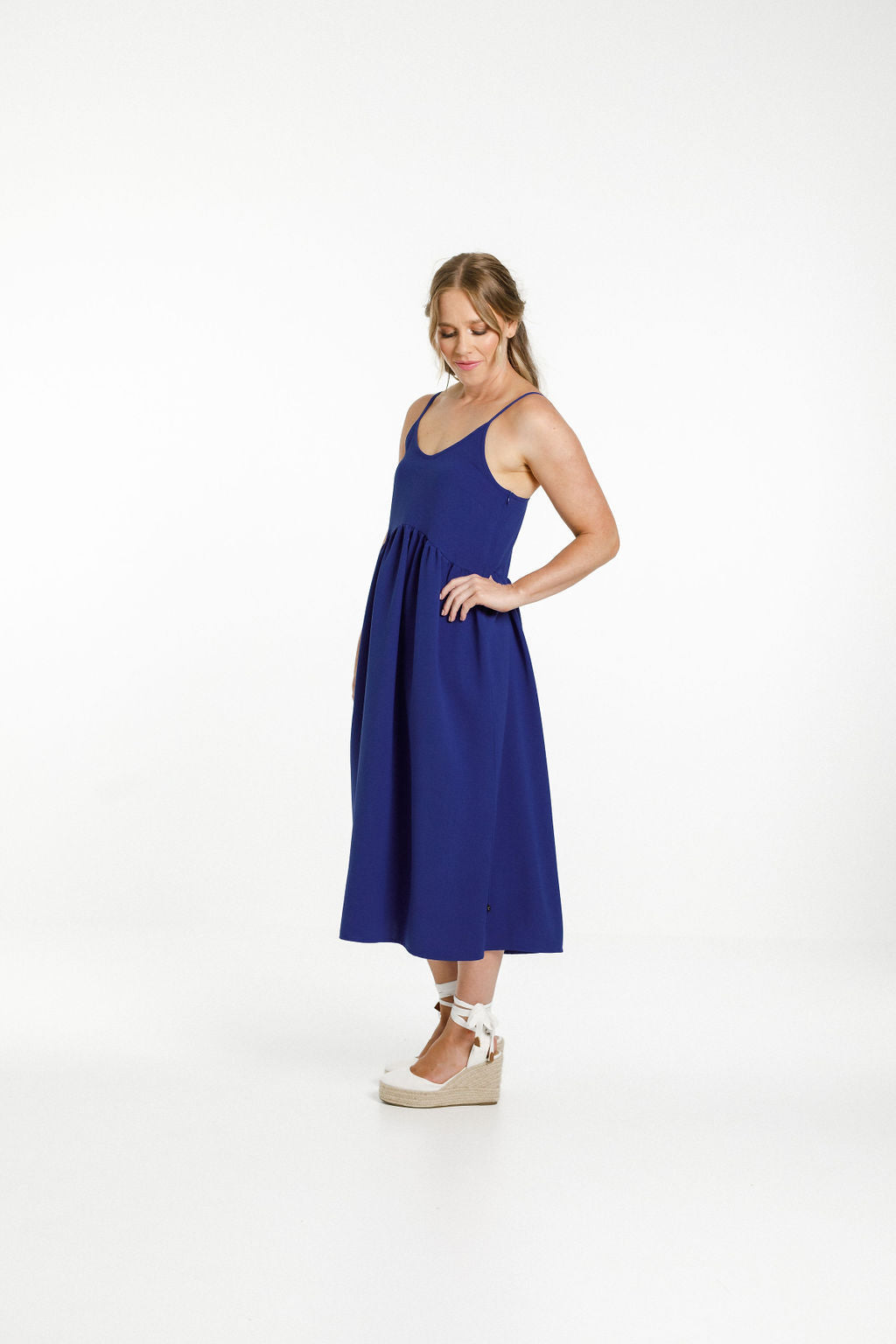 Adaline Dress - Colbalt