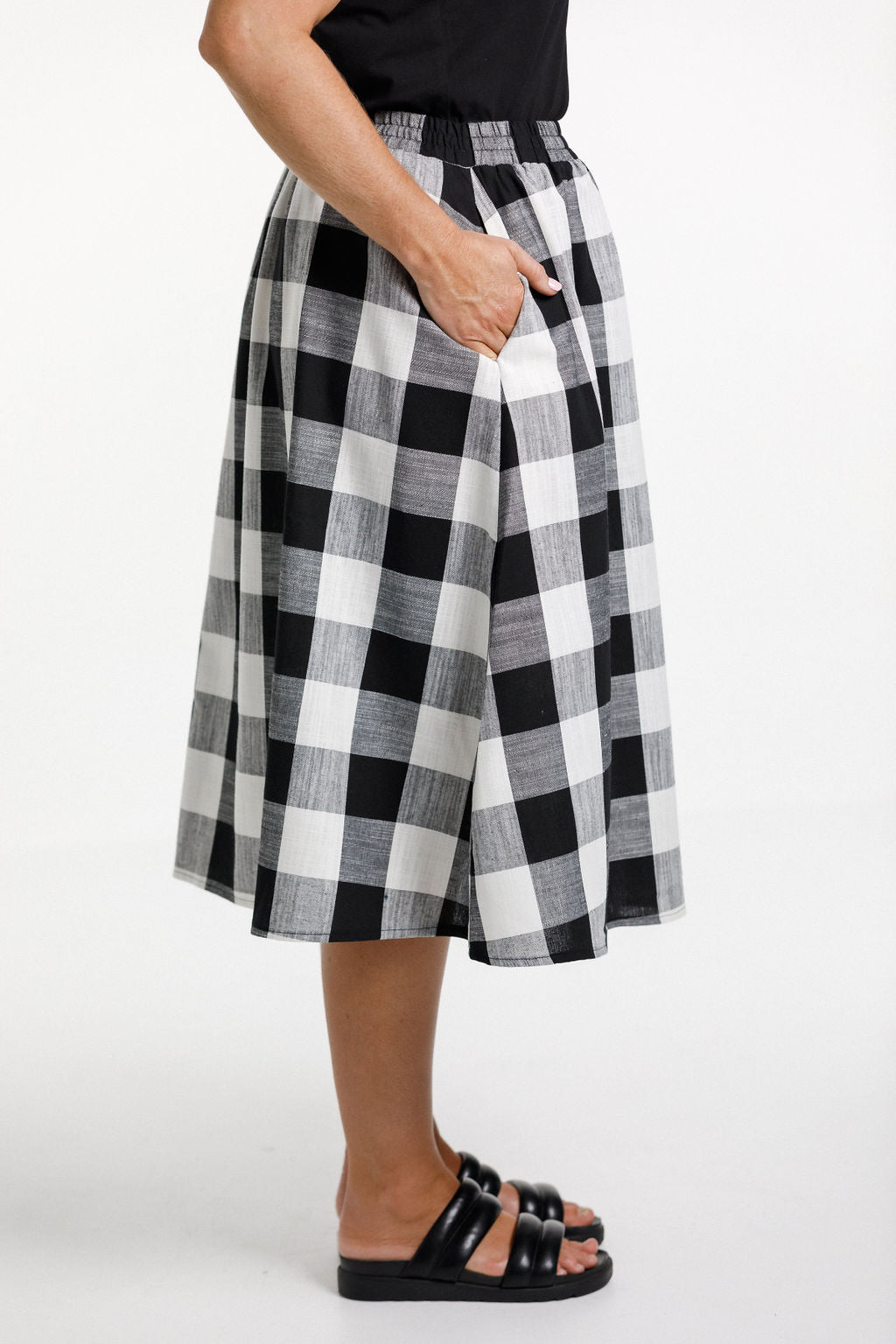 Delilah Skirt - Gingham Check