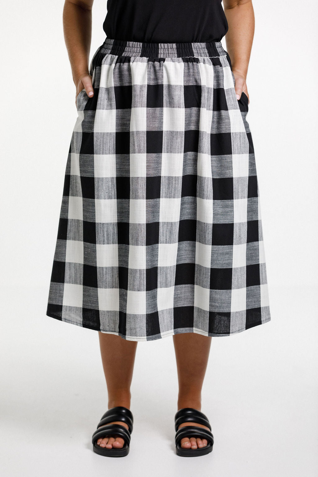 Delilah Skirt - Gingham Check