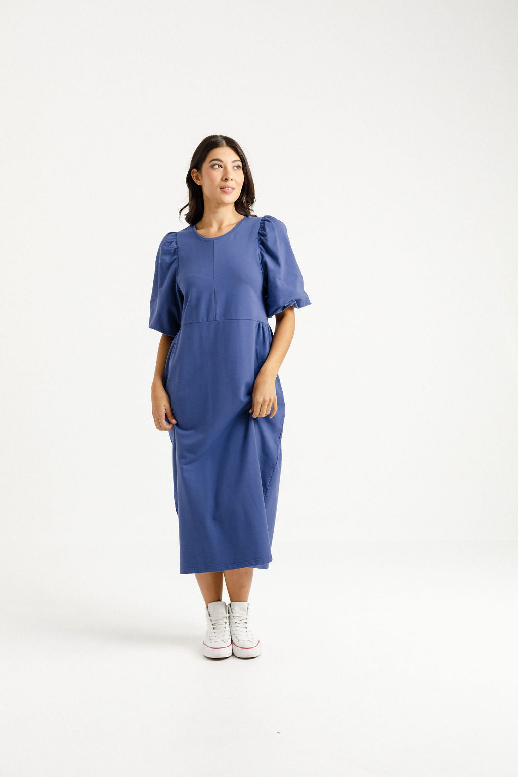 Holly Midi Dress - Hyacinth