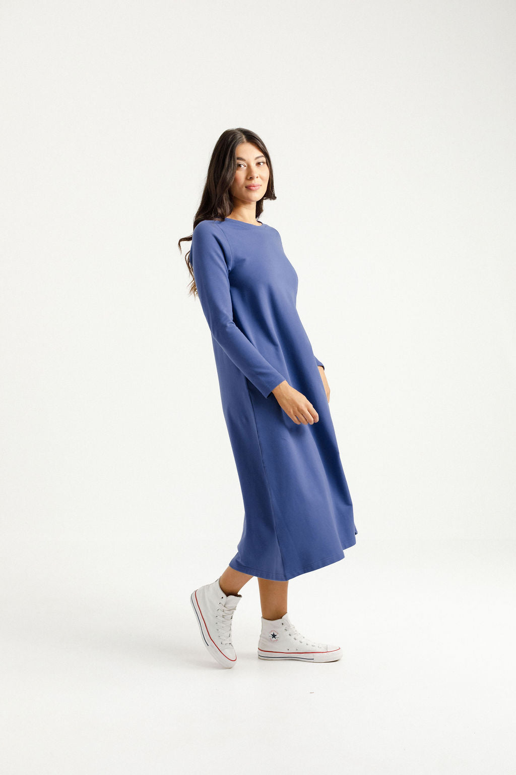 Kinsley Midi Dress - Hyacinth