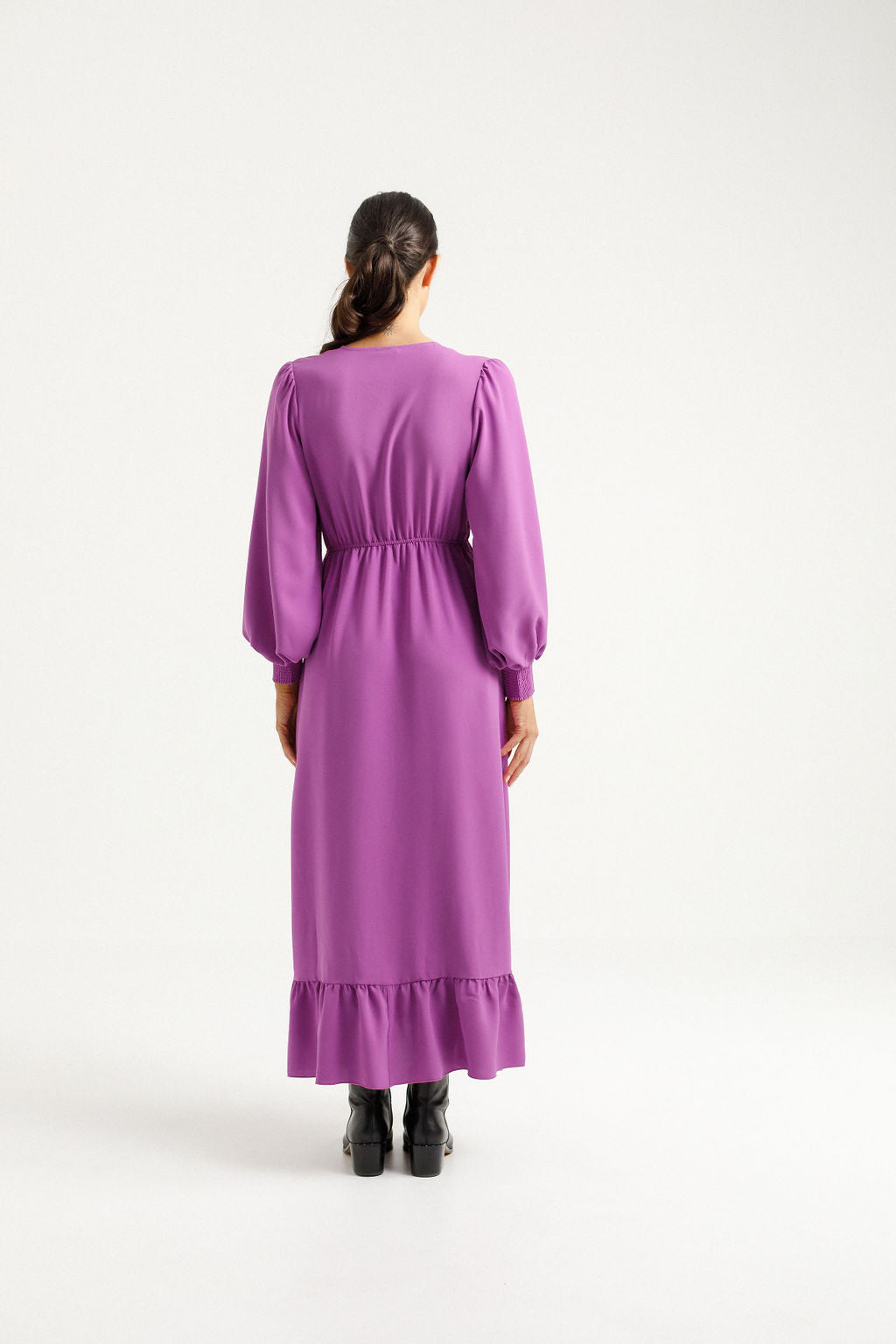 Long Sleeve Greta Dress - Orchid