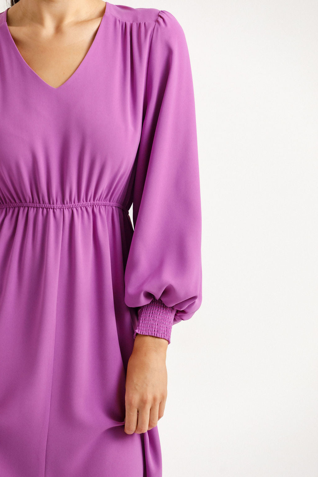 Long Sleeve Greta Dress - Orchid