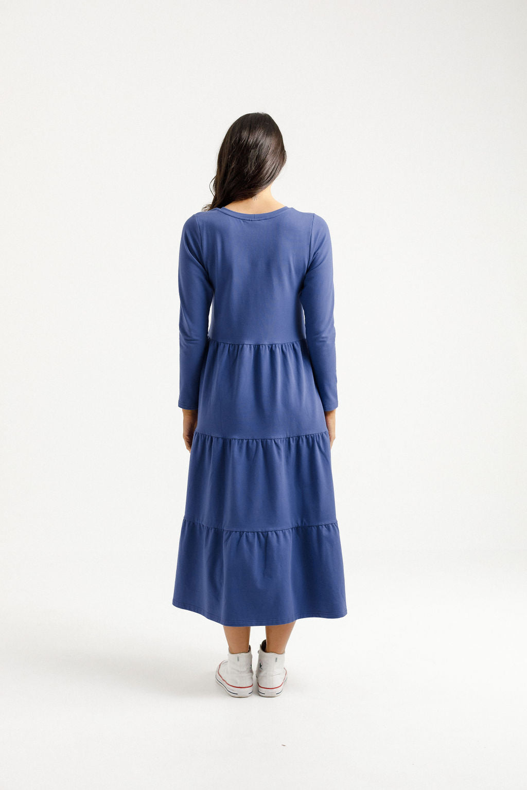 Long Sleeve Kendall Dress - Hyacinth