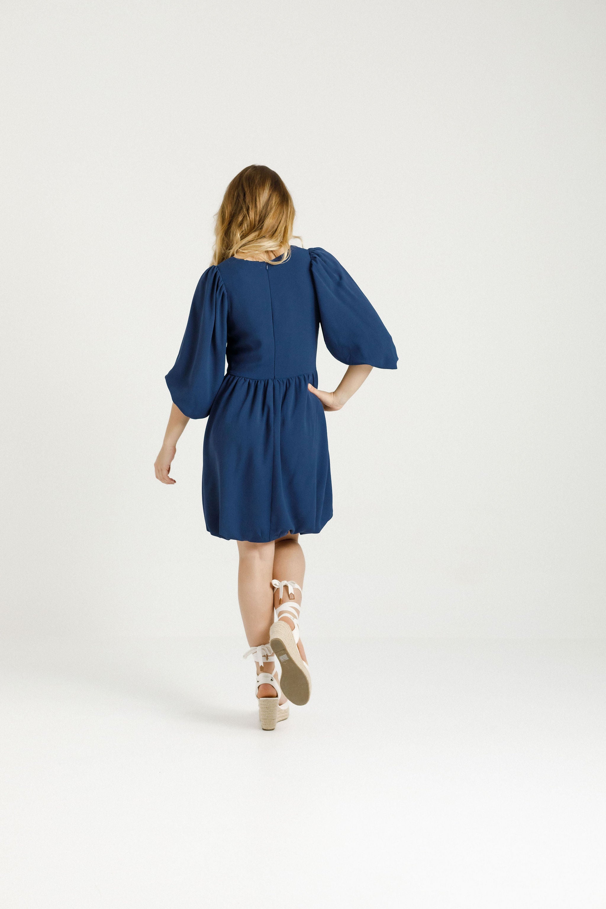 Molly Dress - Indigo Blue