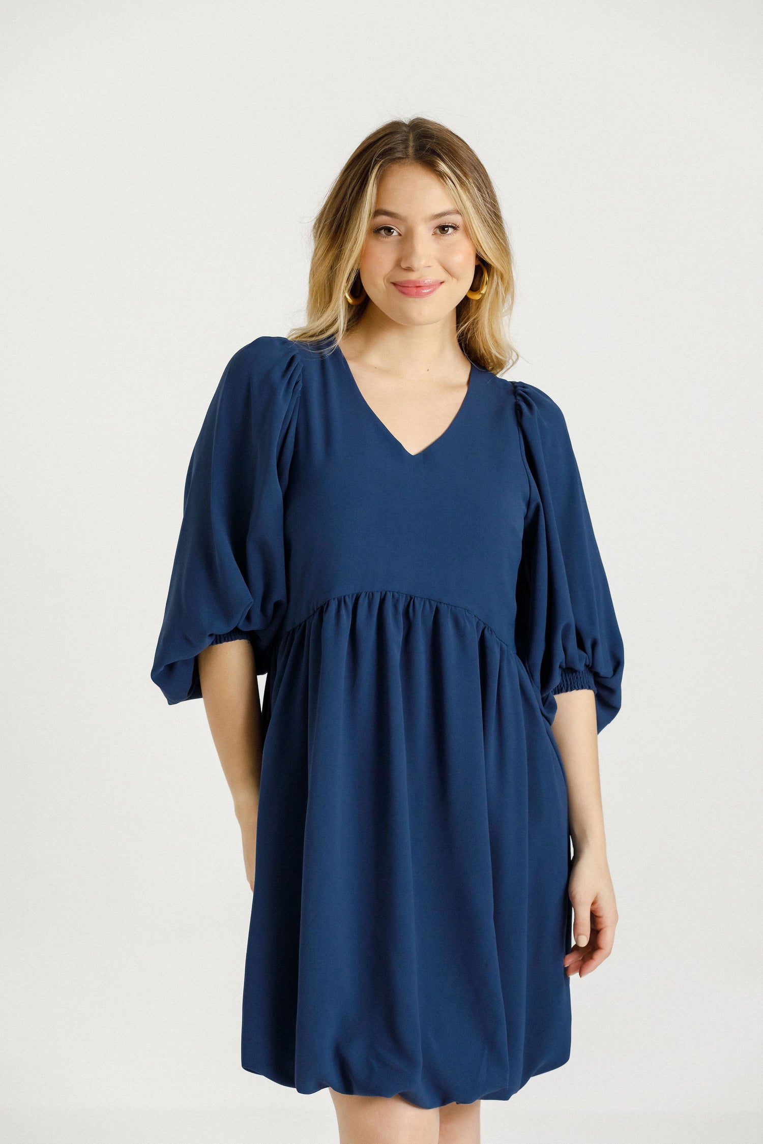 Molly Dress - Indigo Blue