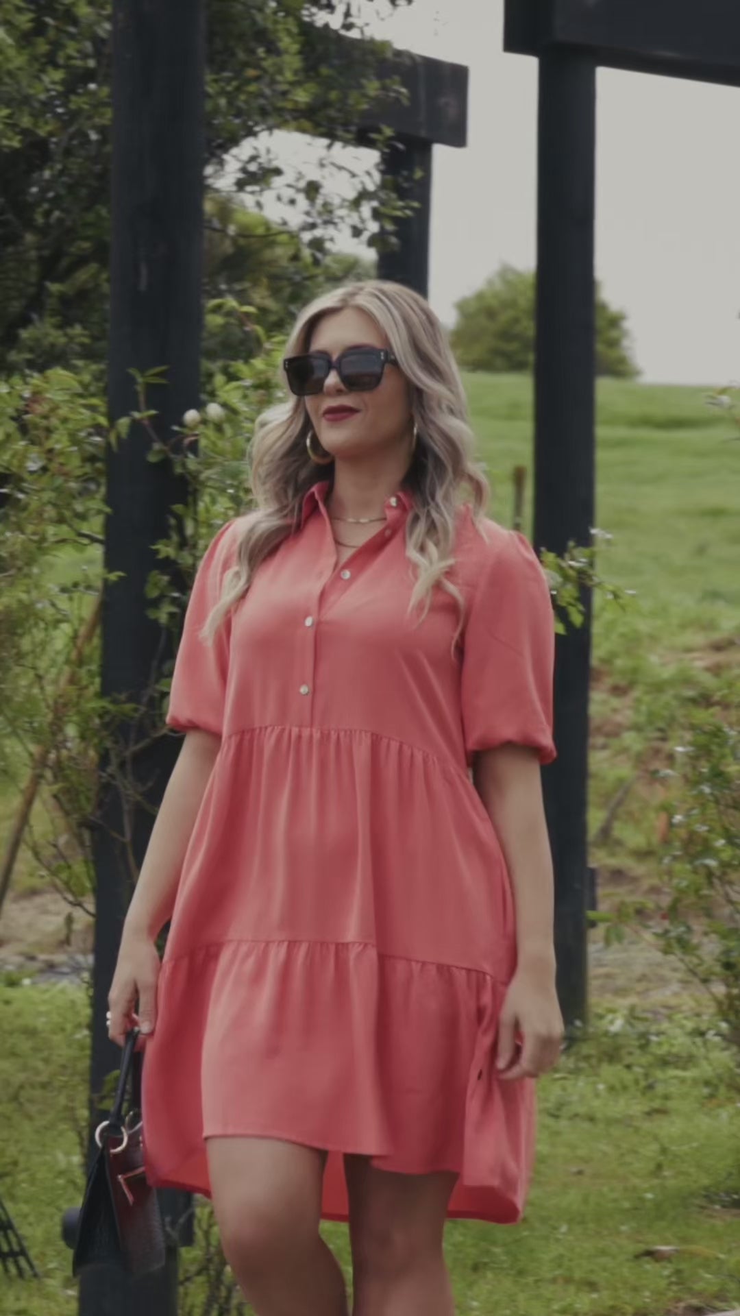 Khloe Mini Dress - Berry