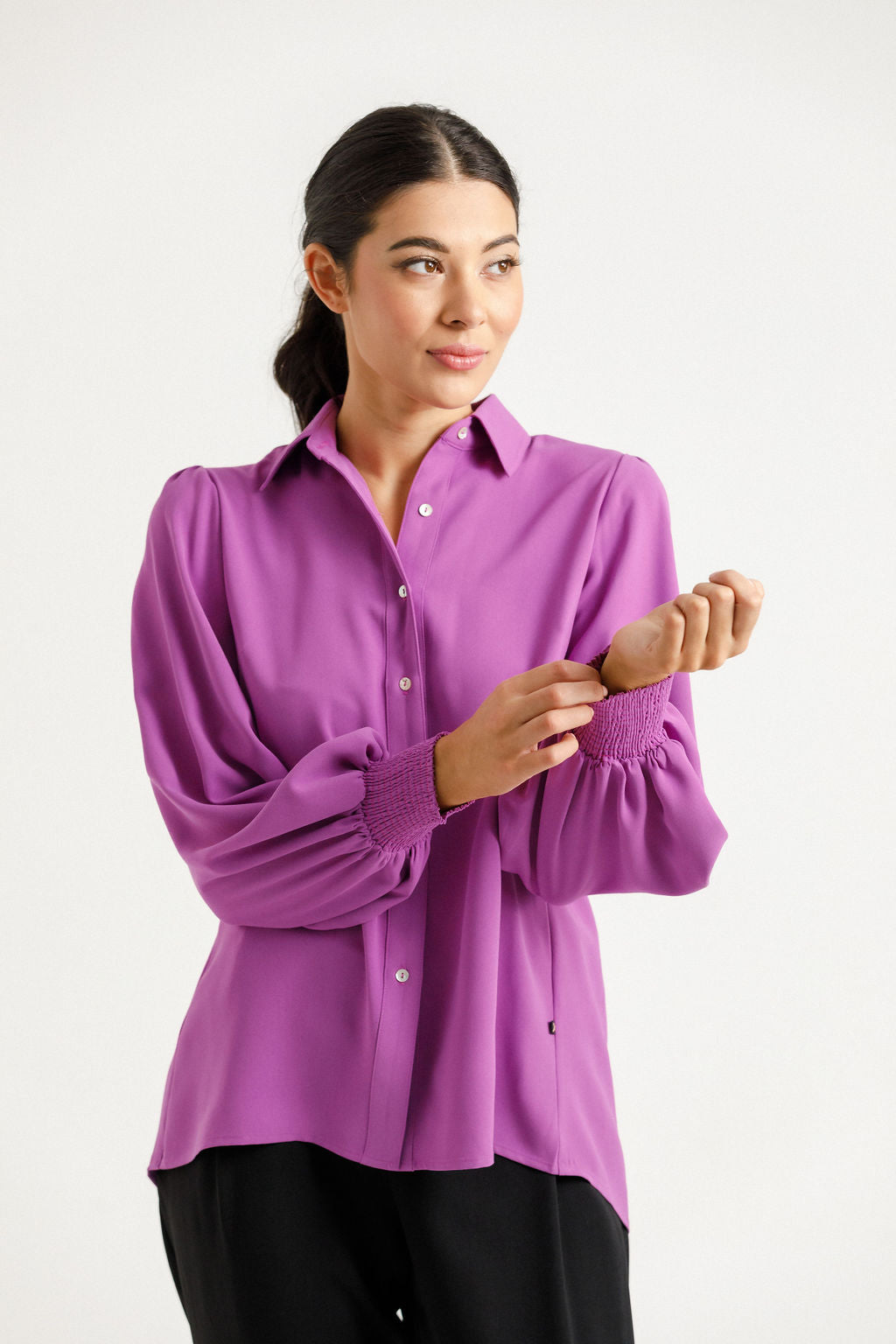 Sloane Shirt - Orchid