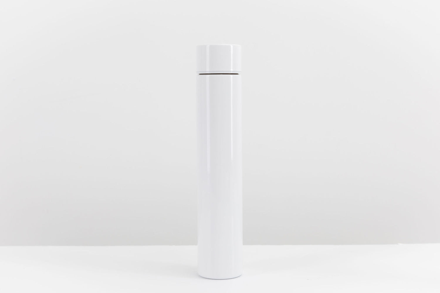 Slim Flask Bottle - Satin White