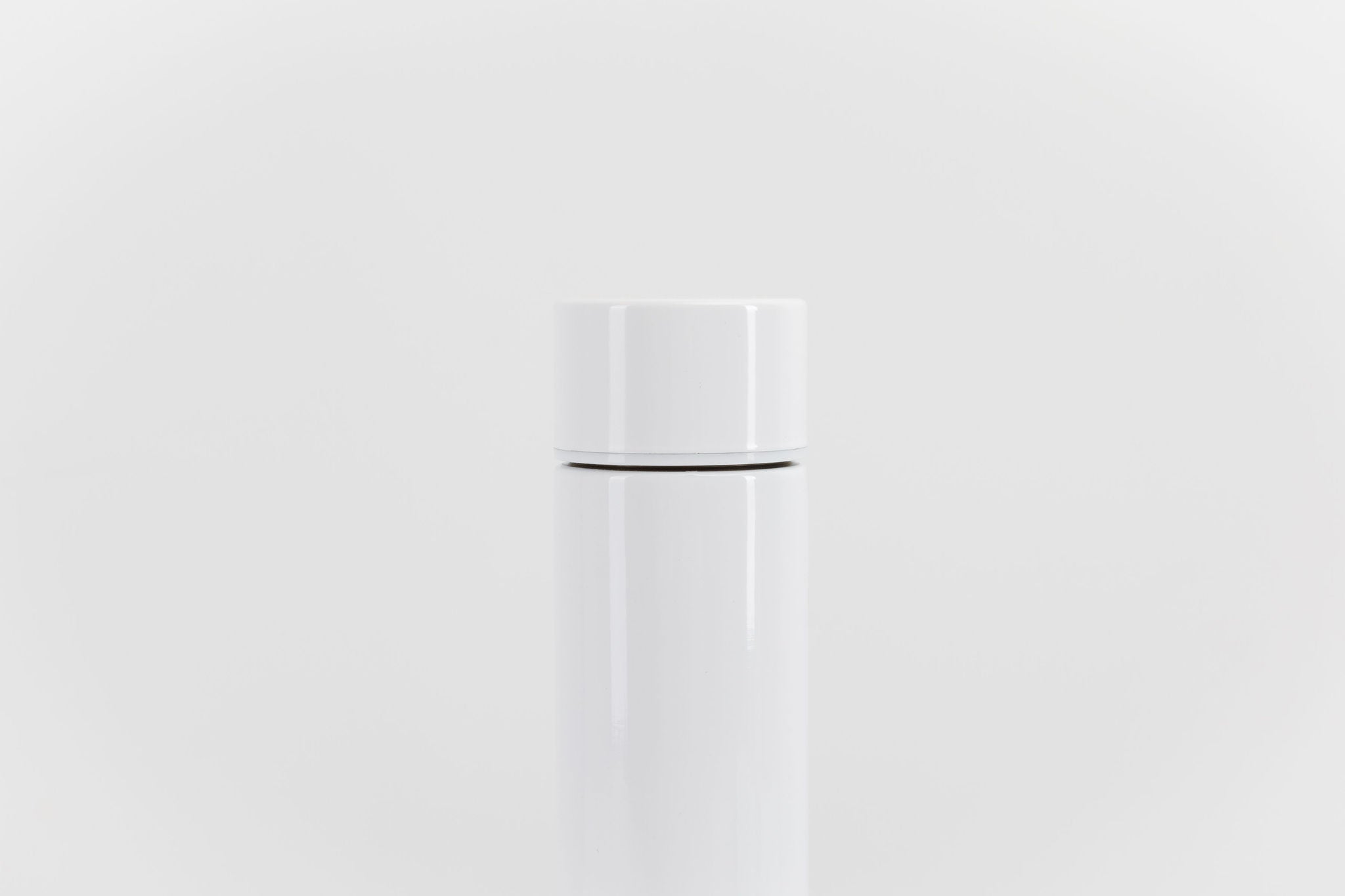 Slim Flask Bottle - Satin White