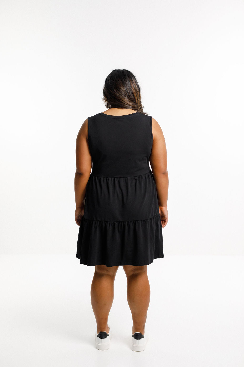 Kylie Singlet Dress - Black