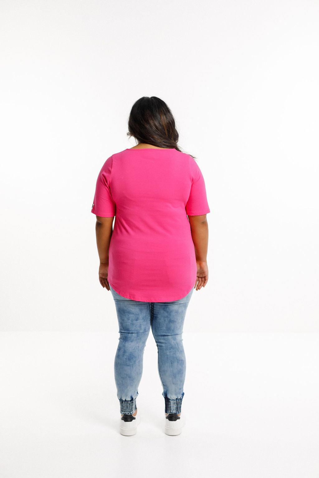 Long Tee - Raspberry Pink