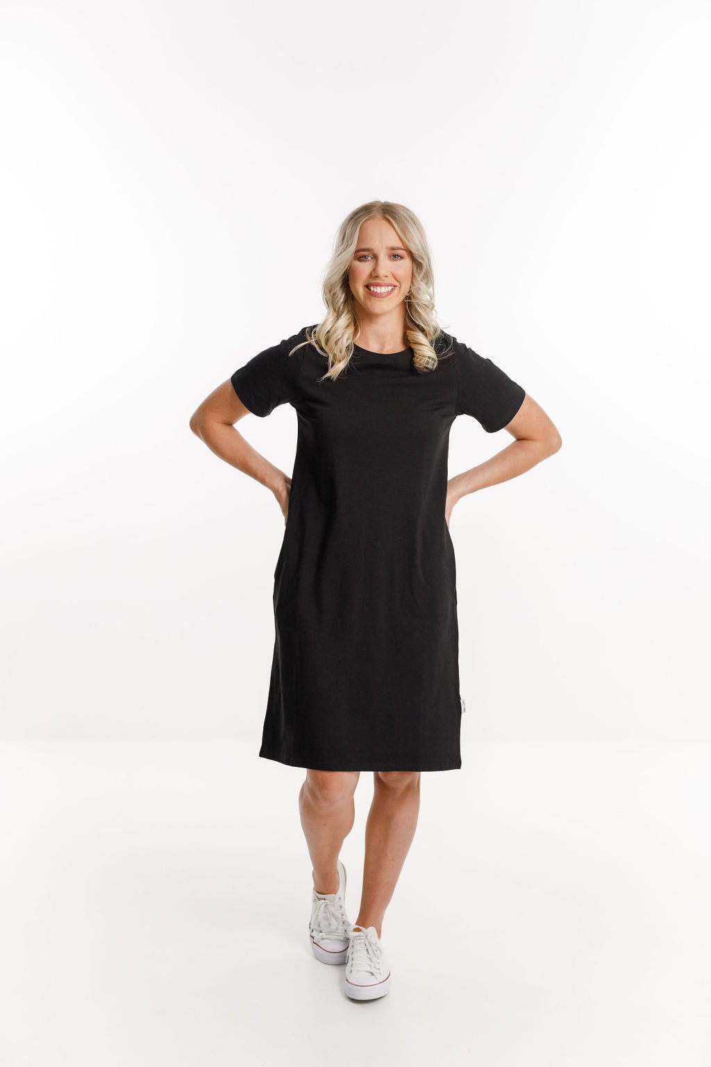 Taylor Tee Dress - Black