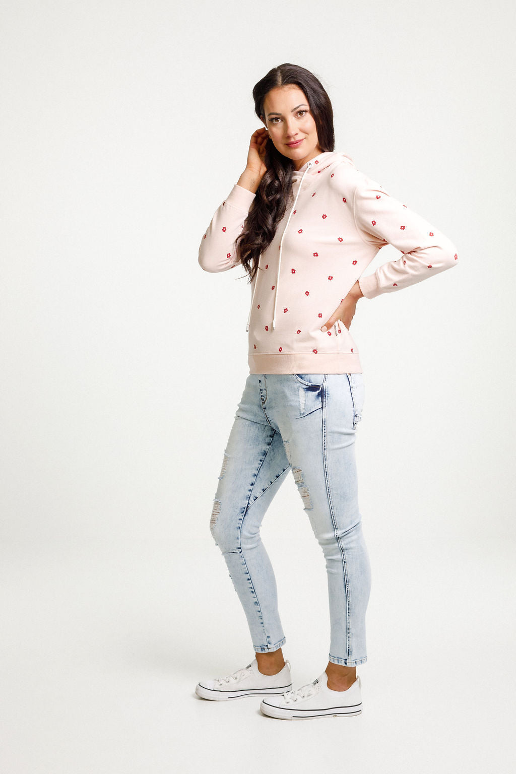 Classic Hoodie - Tandoori Petals