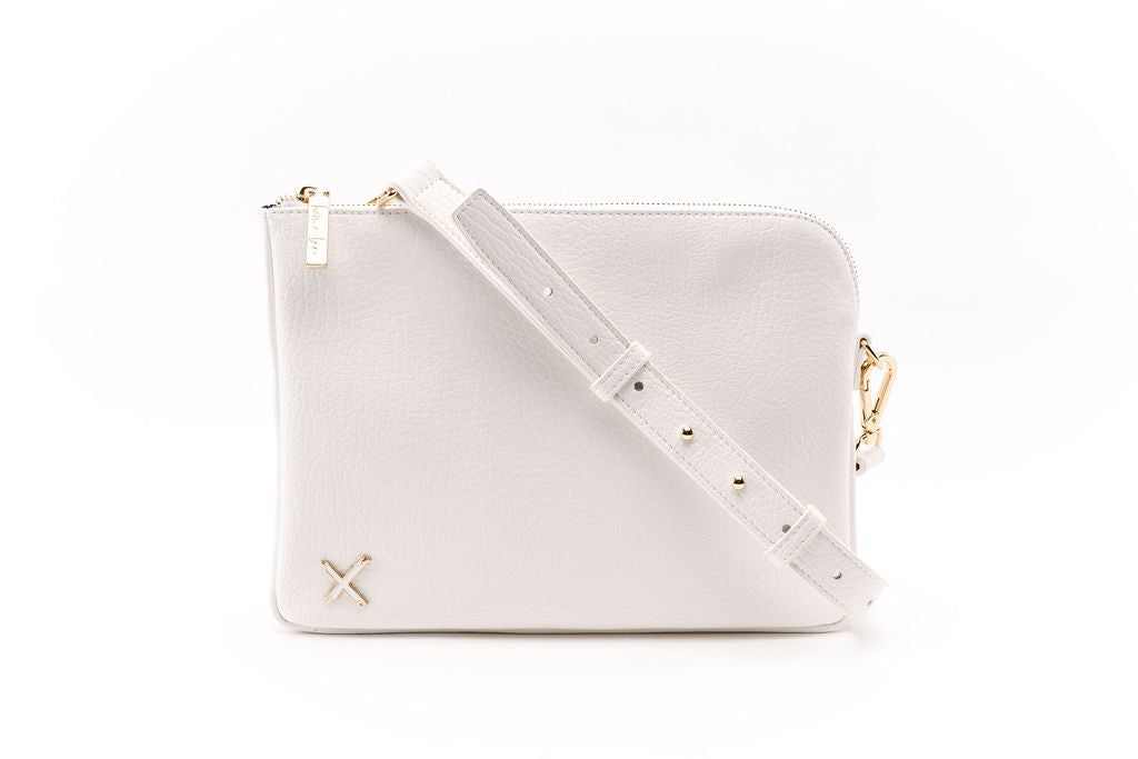 Oversized Clutch - White