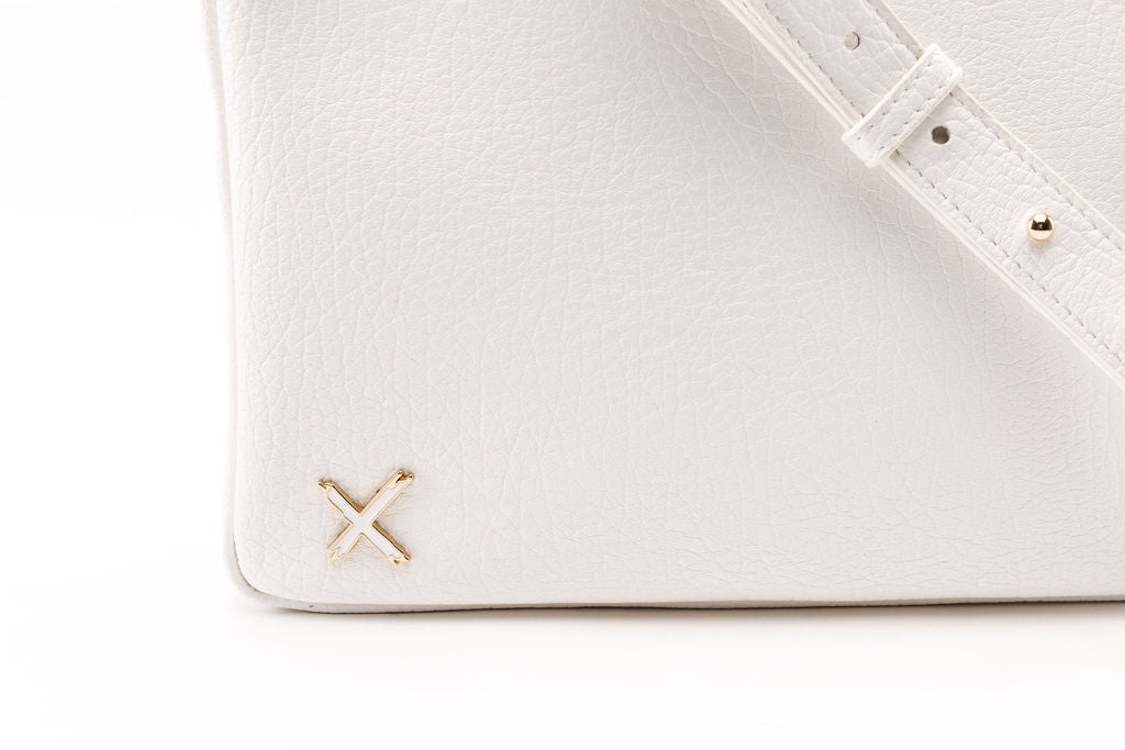 Oversized Clutch - White