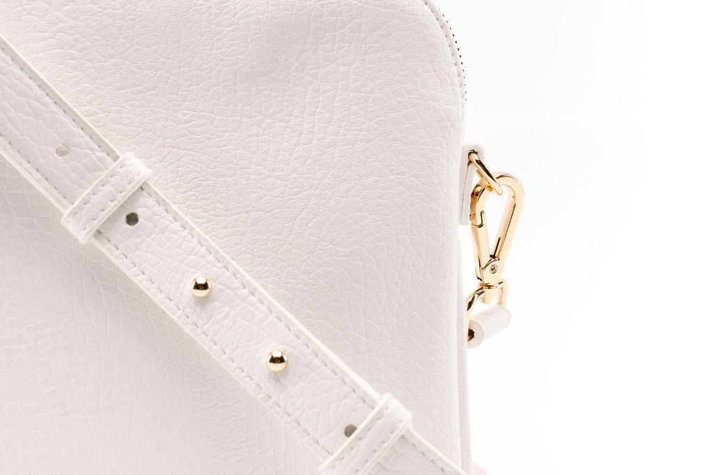 Oversized Clutch - White