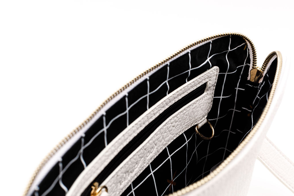 Oversized Clutch - White