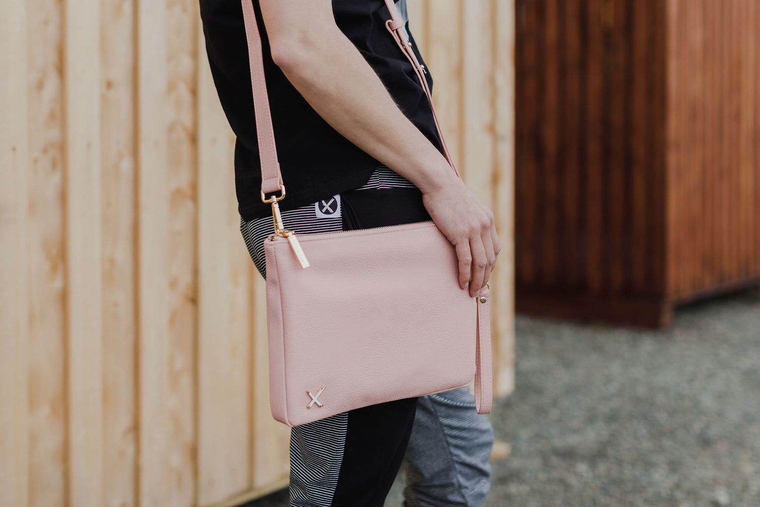 Oversized Clutch - Blush Pink