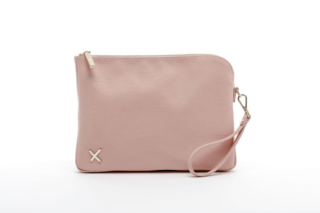 Oversized Clutch - Blush Pink