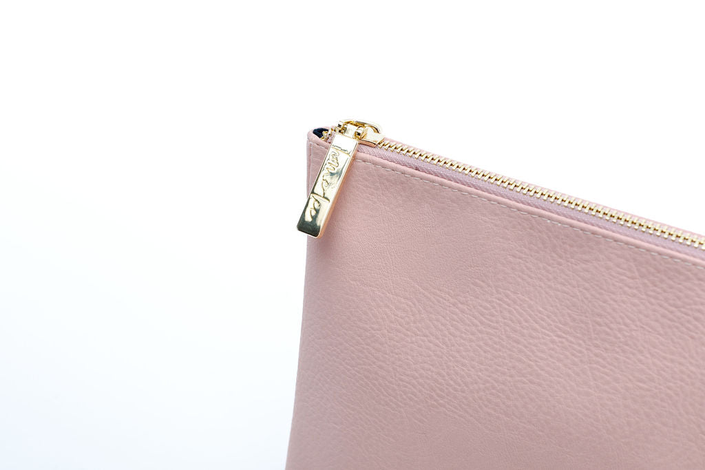 Oversized Clutch - Blush Pink