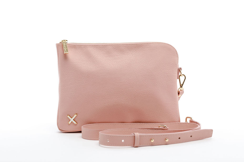 Oversized Clutch - Blush Pink