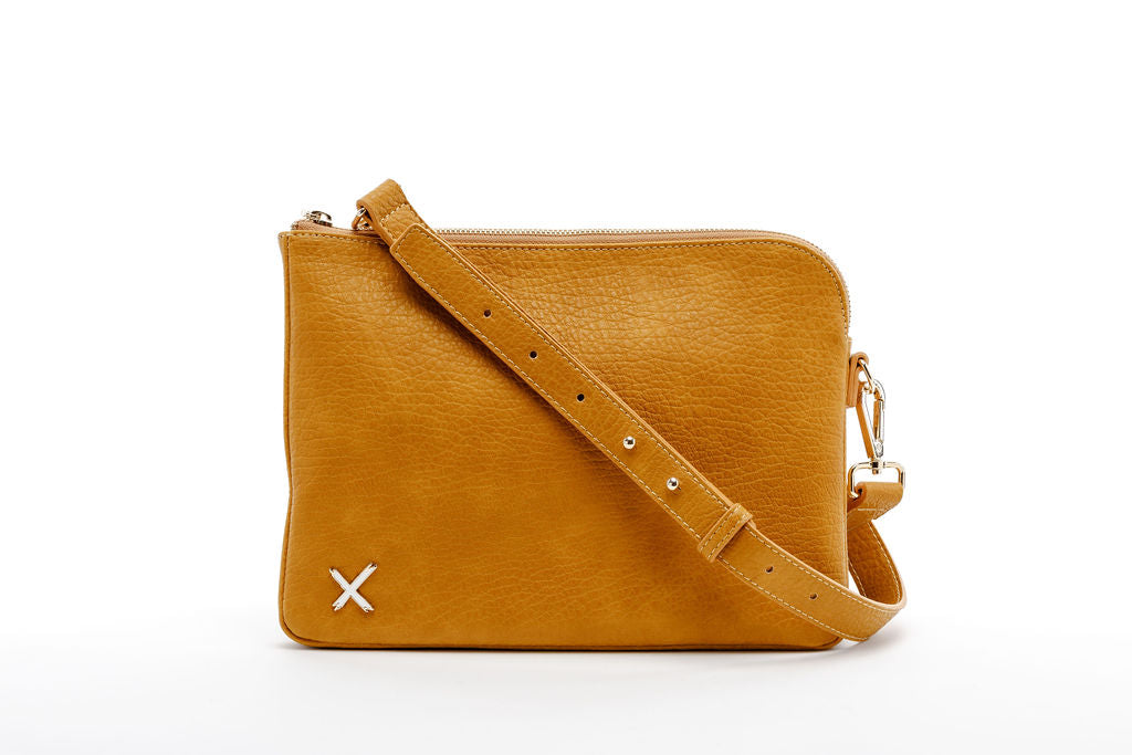 Oversized Clutch - Mustard