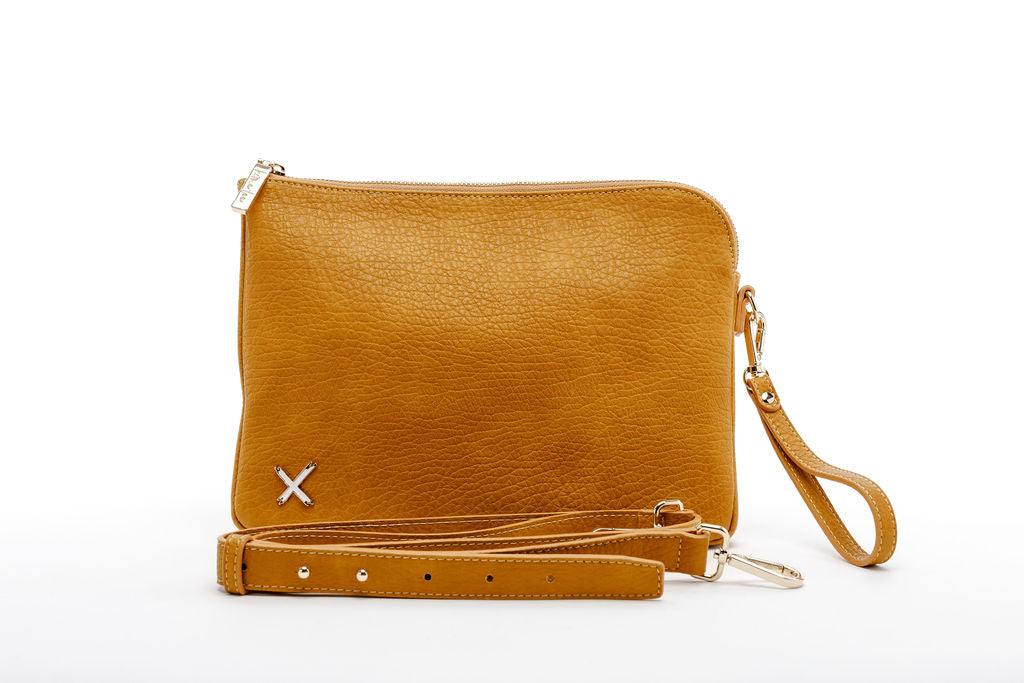 Oversized Clutch - Mustard