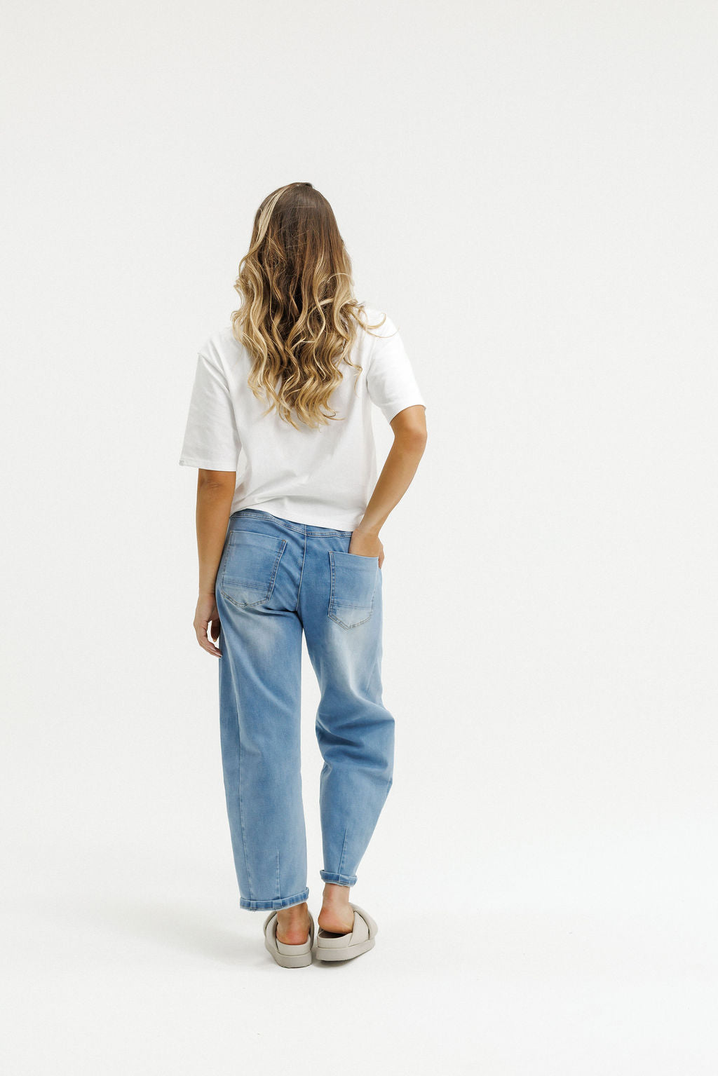 Barrel Jeans - Sky Wash