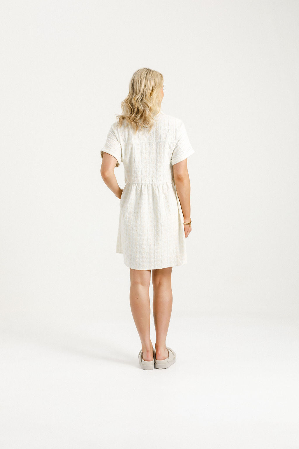 Lolo Dress - Cream Daisies