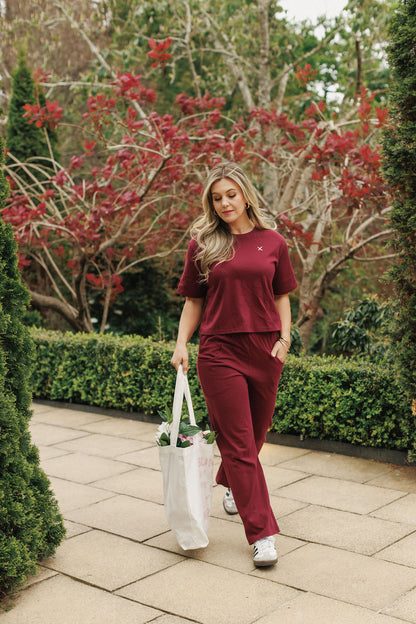 COMING SOON - Avenue Pants - Merlot