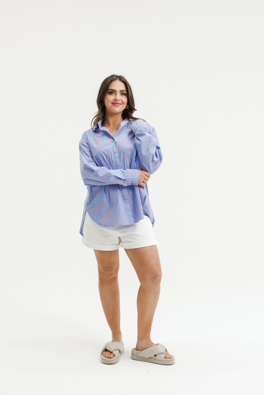 COMING SOON - Eliza Shirt - Blue Haven