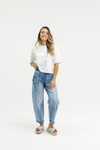 Barrel Jeans - Sky Wash