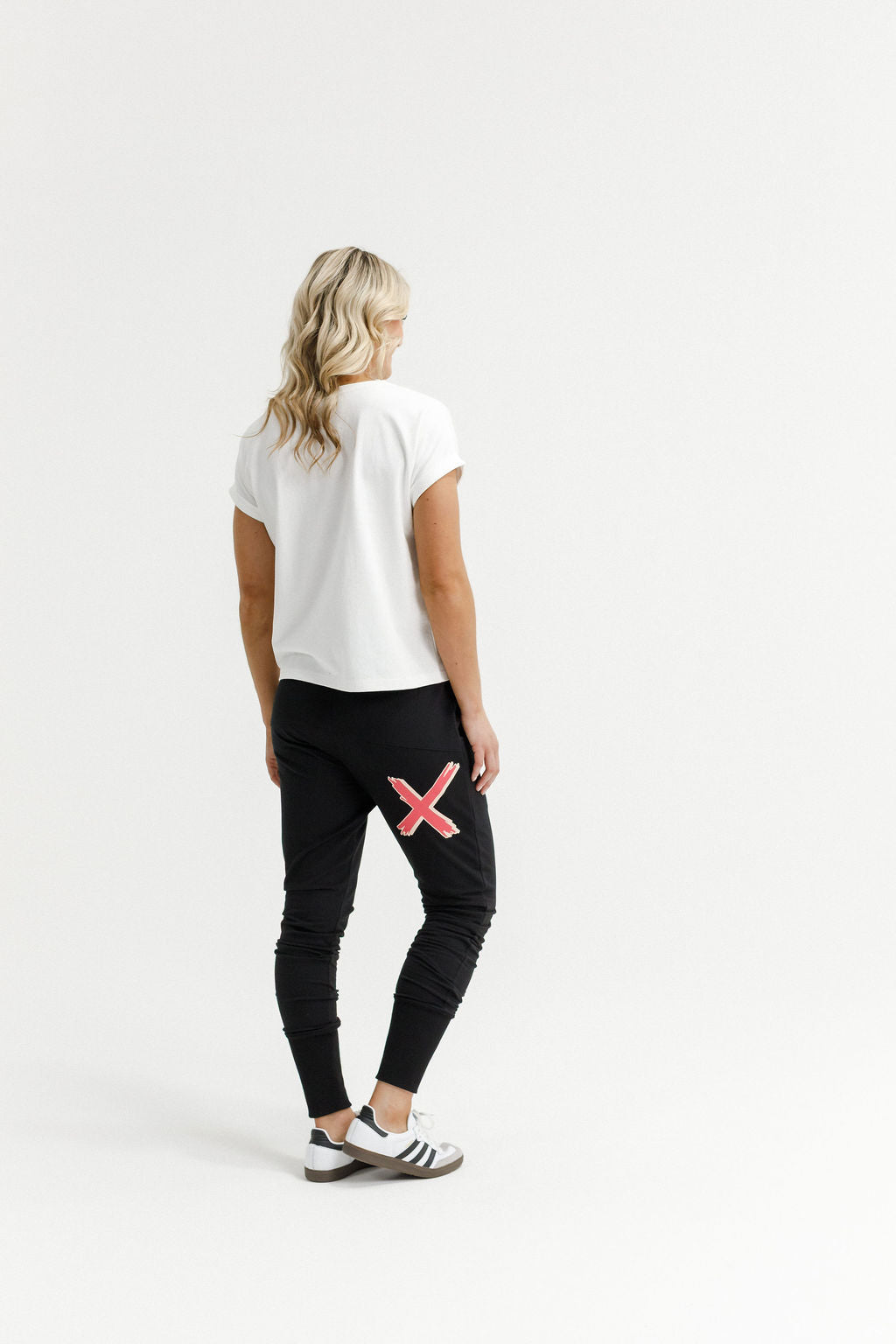 Apartment Pants - Alpine Weight - Black with Coral Shadow X