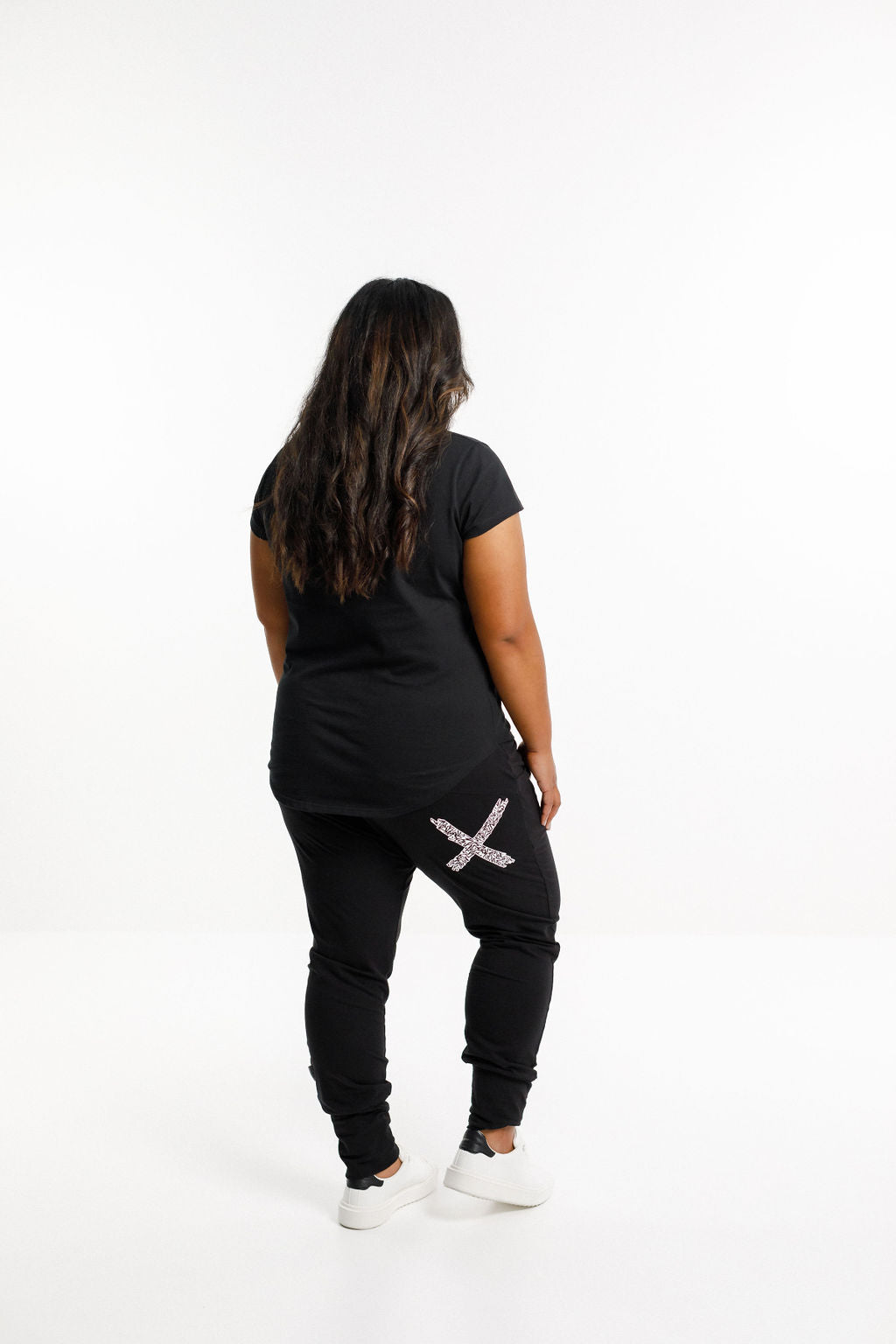 Apartment Pants - Sale - Black with Paper Plane X