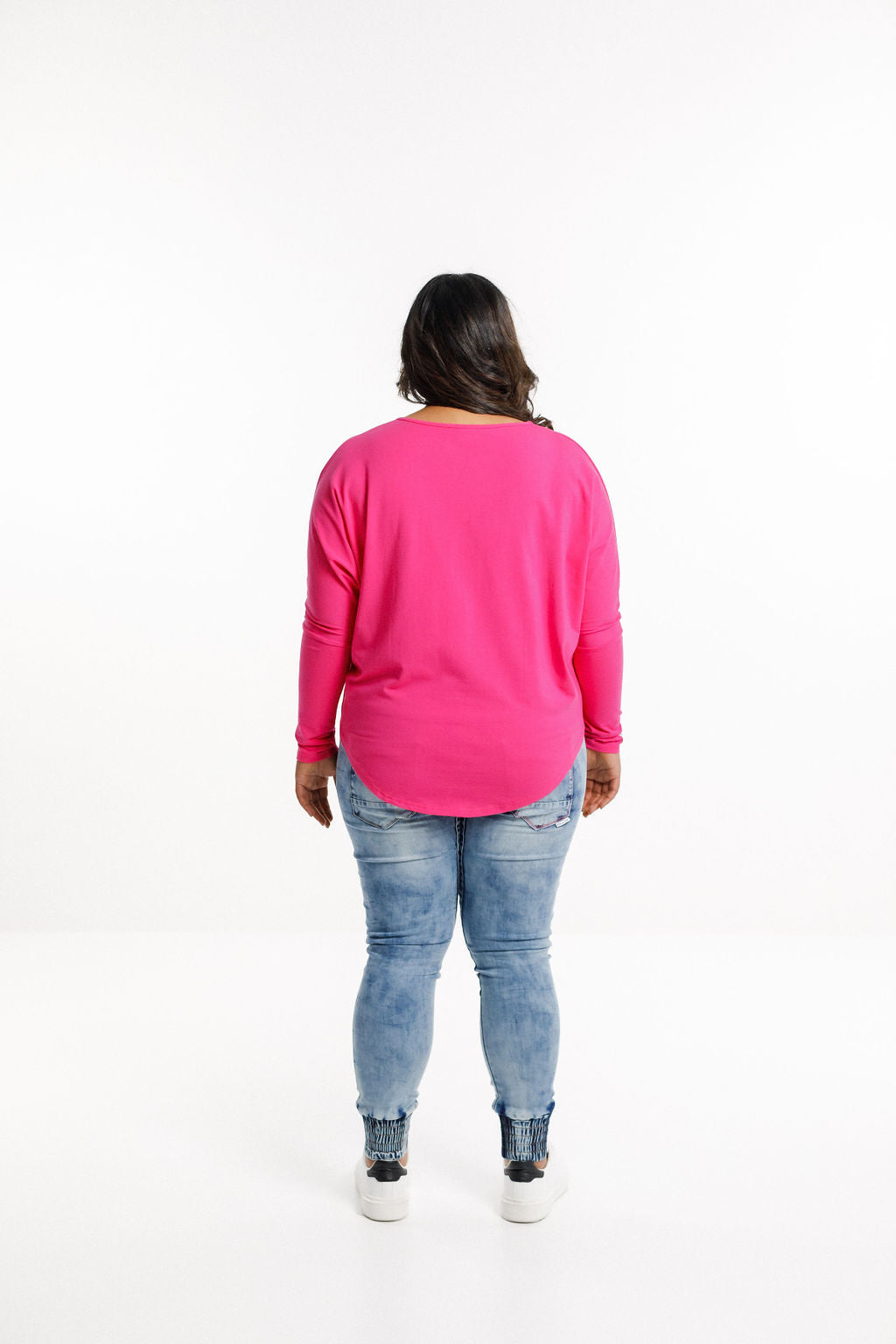 Batwing Tee - Raspberry Pink