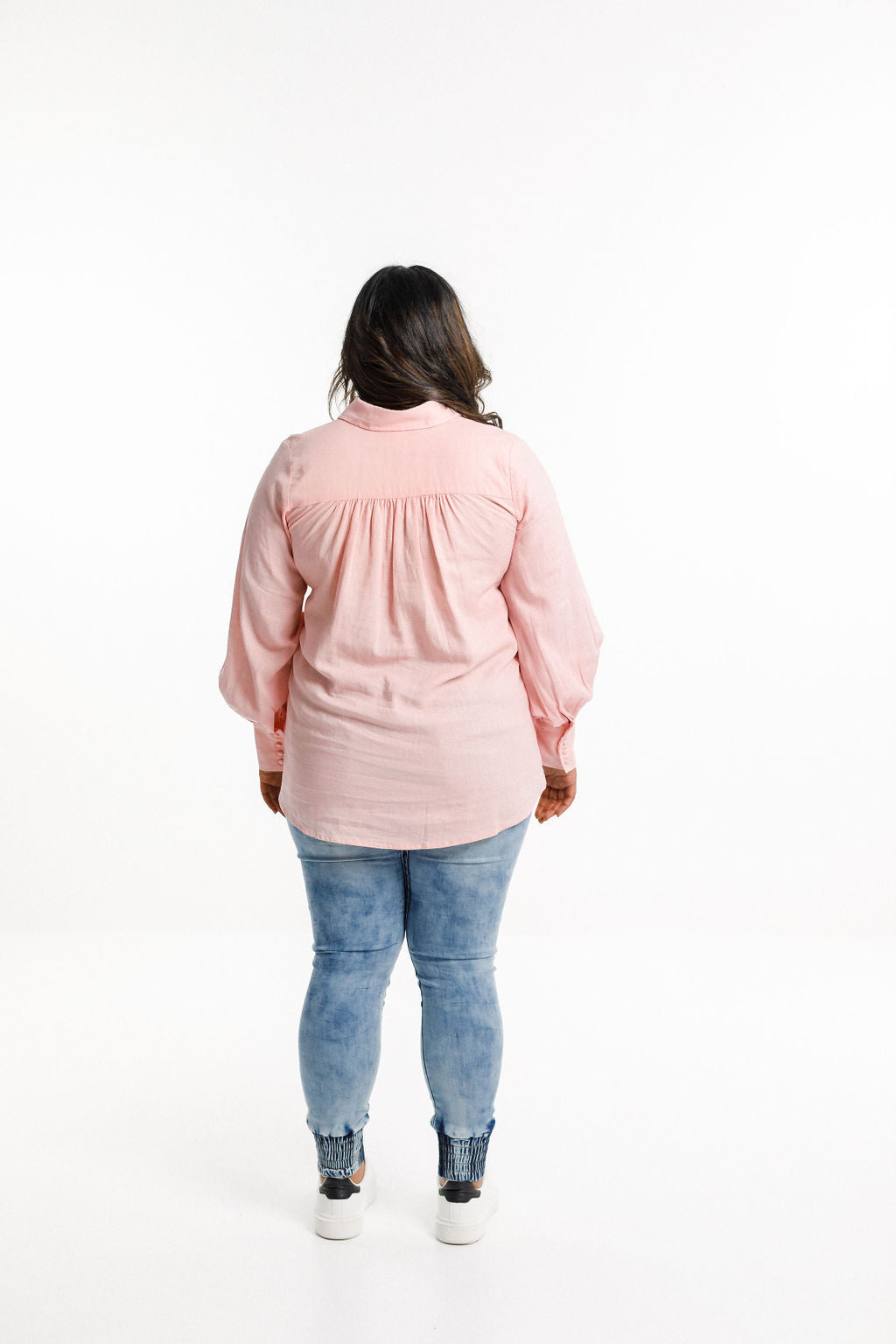 Studio Shirt - Sale - Blush Linen