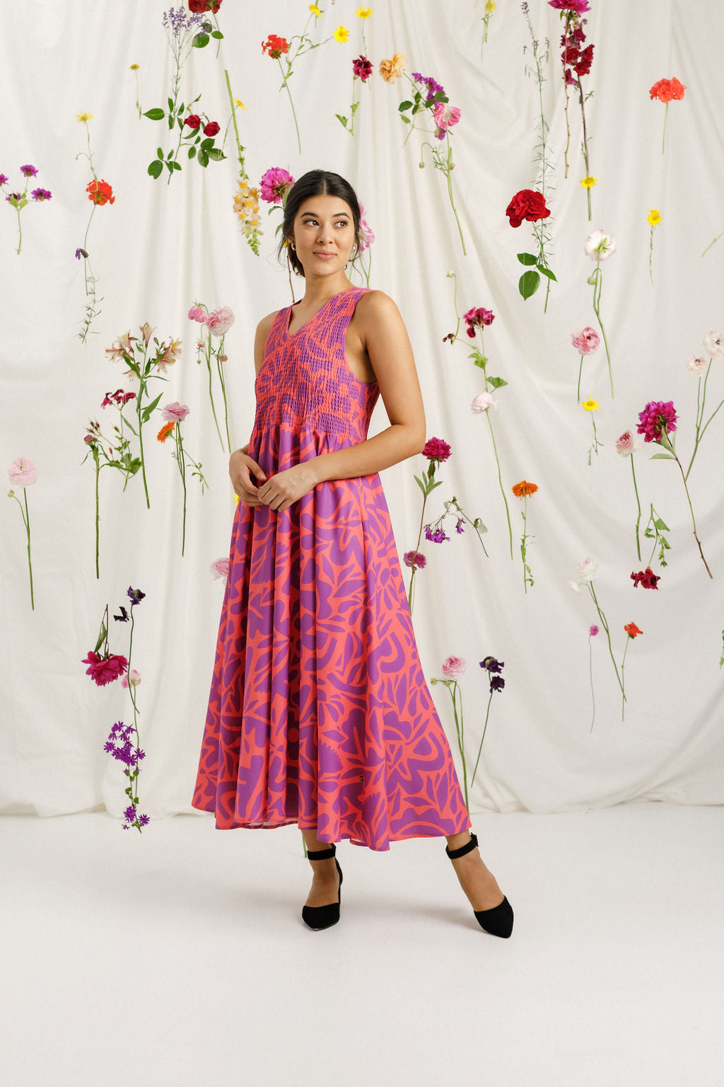 Gwen Dress - Sunset Floral