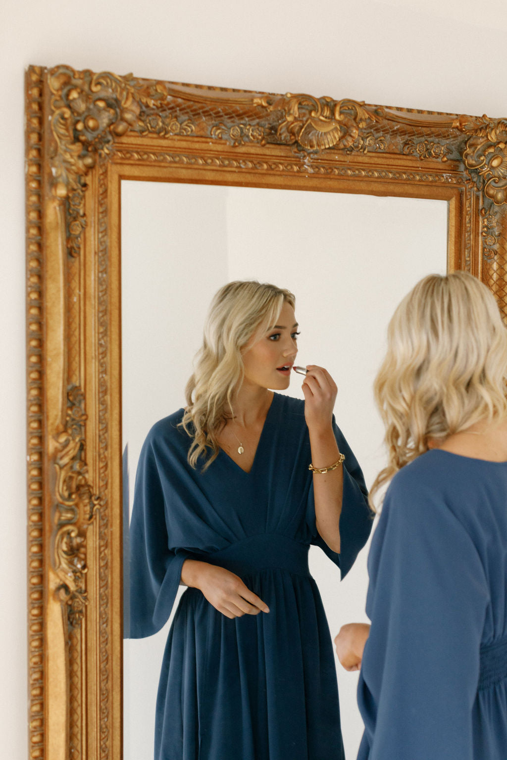 Sara Dress - Indigo Blue