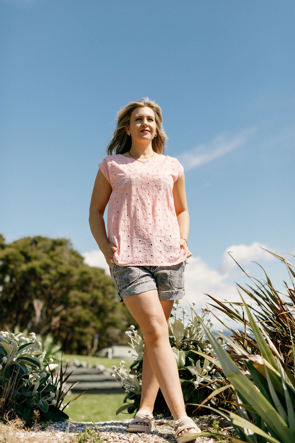 Coming Soon - Daisy Top - Pink Blooms