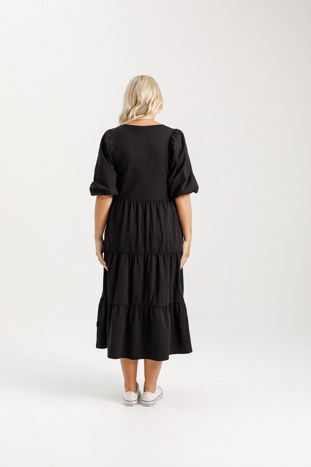 Kate Midi Dress - Black