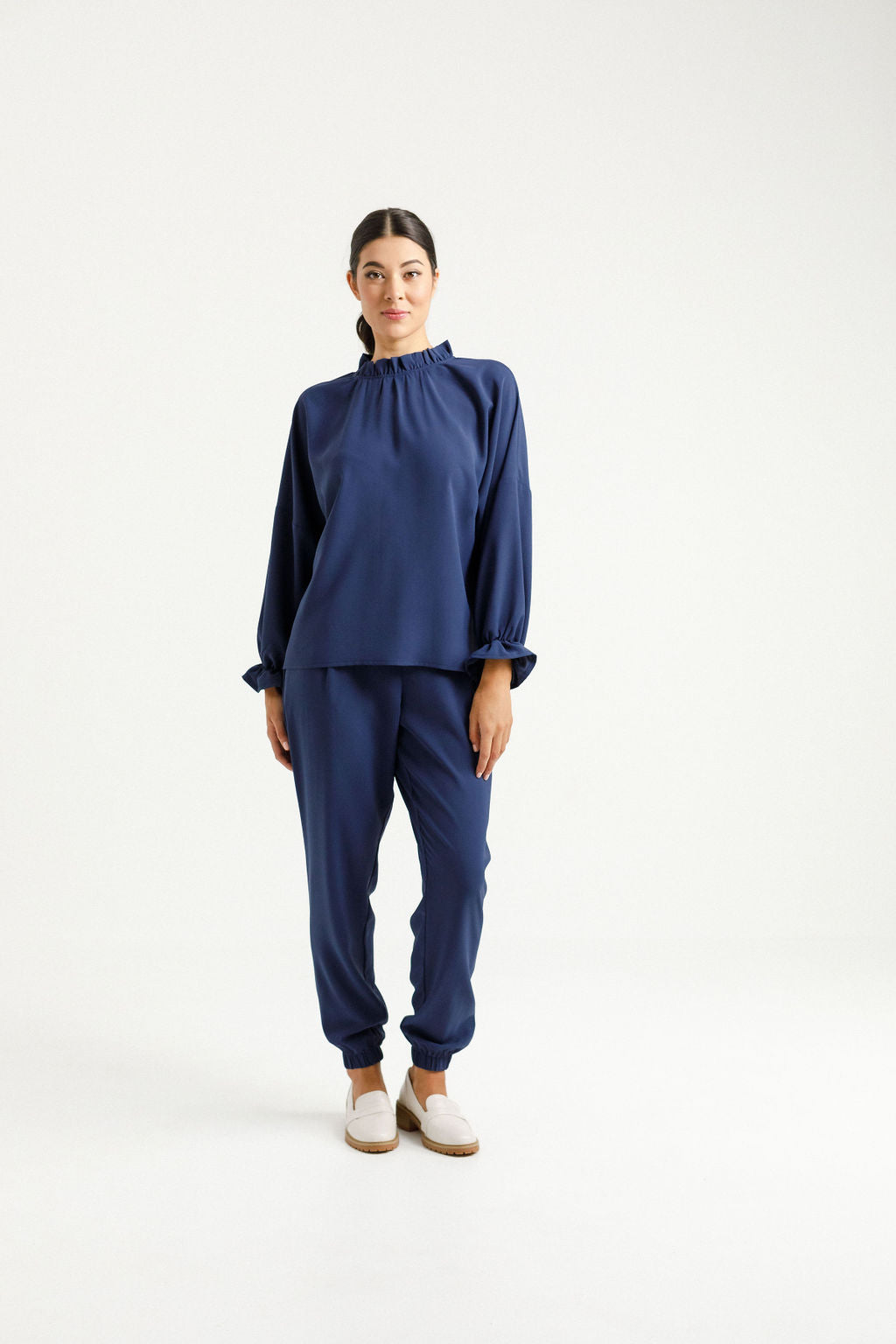 Flynn Top - Indigo Blue