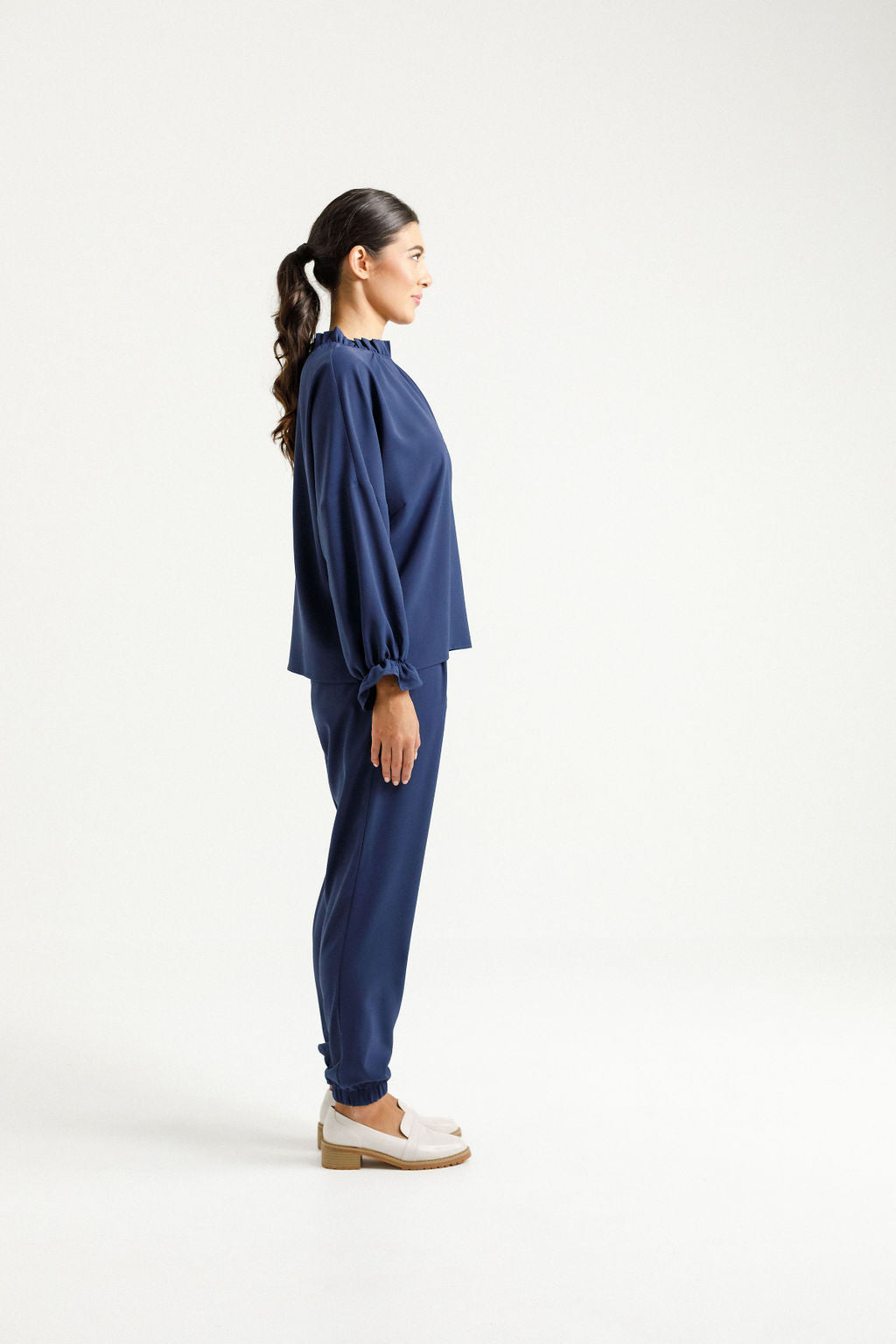 Flynn Top - Indigo Blue